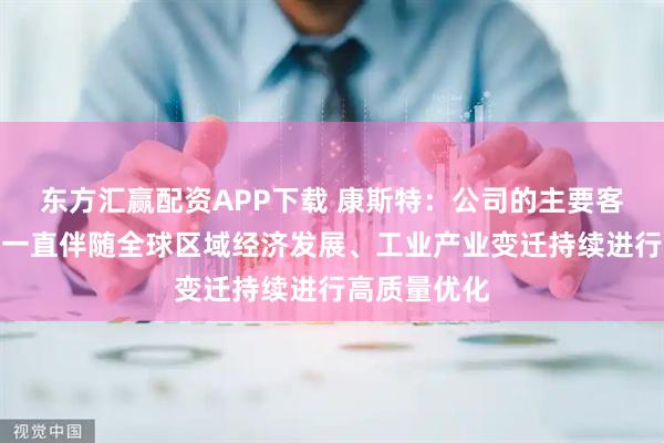东方汇赢配资APP下载 康斯特：公司的主要客户群体结构一直伴随全球区域经济发展、工业产业变迁持续进行高质量优化